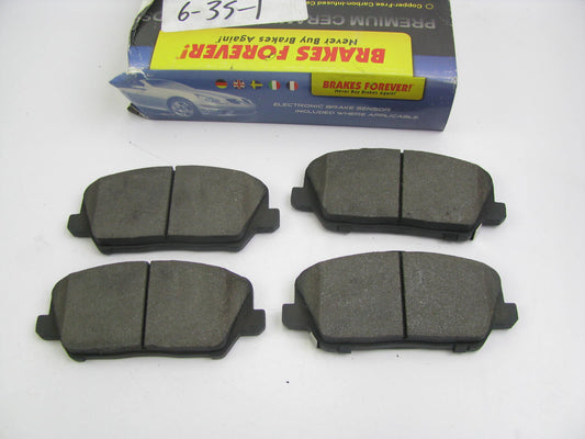 Brakes Forever D1735CP Front Disc Brake Pads For 2014-2016 Kia Forte5 Forte Koup