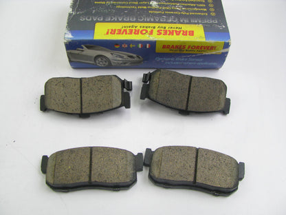 Brakes Forever D540CP Ceramic Disc Brake Pad Set - Rear