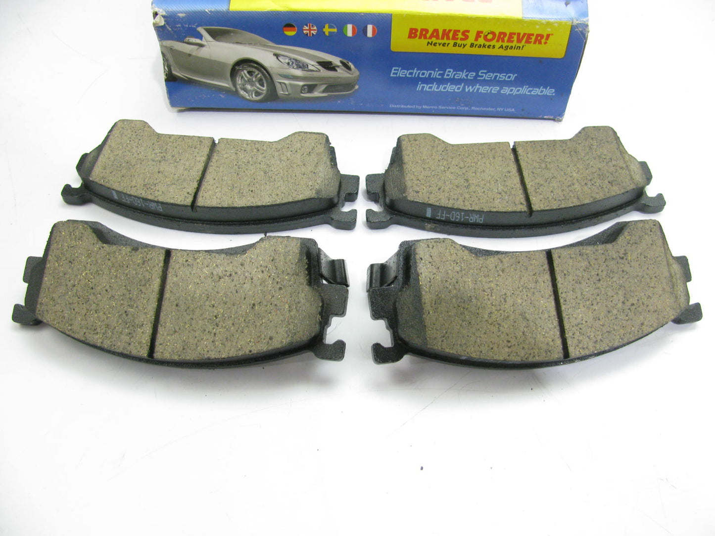 Brakes Forever D637CP Ceramic Disc Brake Pads - Front