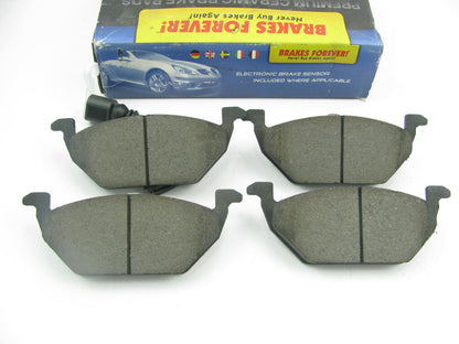 Brakes Forever D768ACP Ceramic Disc Brake Pad Set - Front