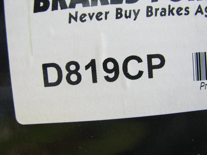 Brakes Forever D819CP Ceramic Disc Brake Pad Set - Front