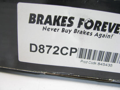 Brakes Forever D872CP Ceramic Brake Pads Set - Front