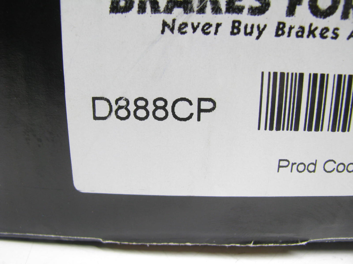 Brakes Forever D888CP Ceramic Disc Brake Pad Set - Front