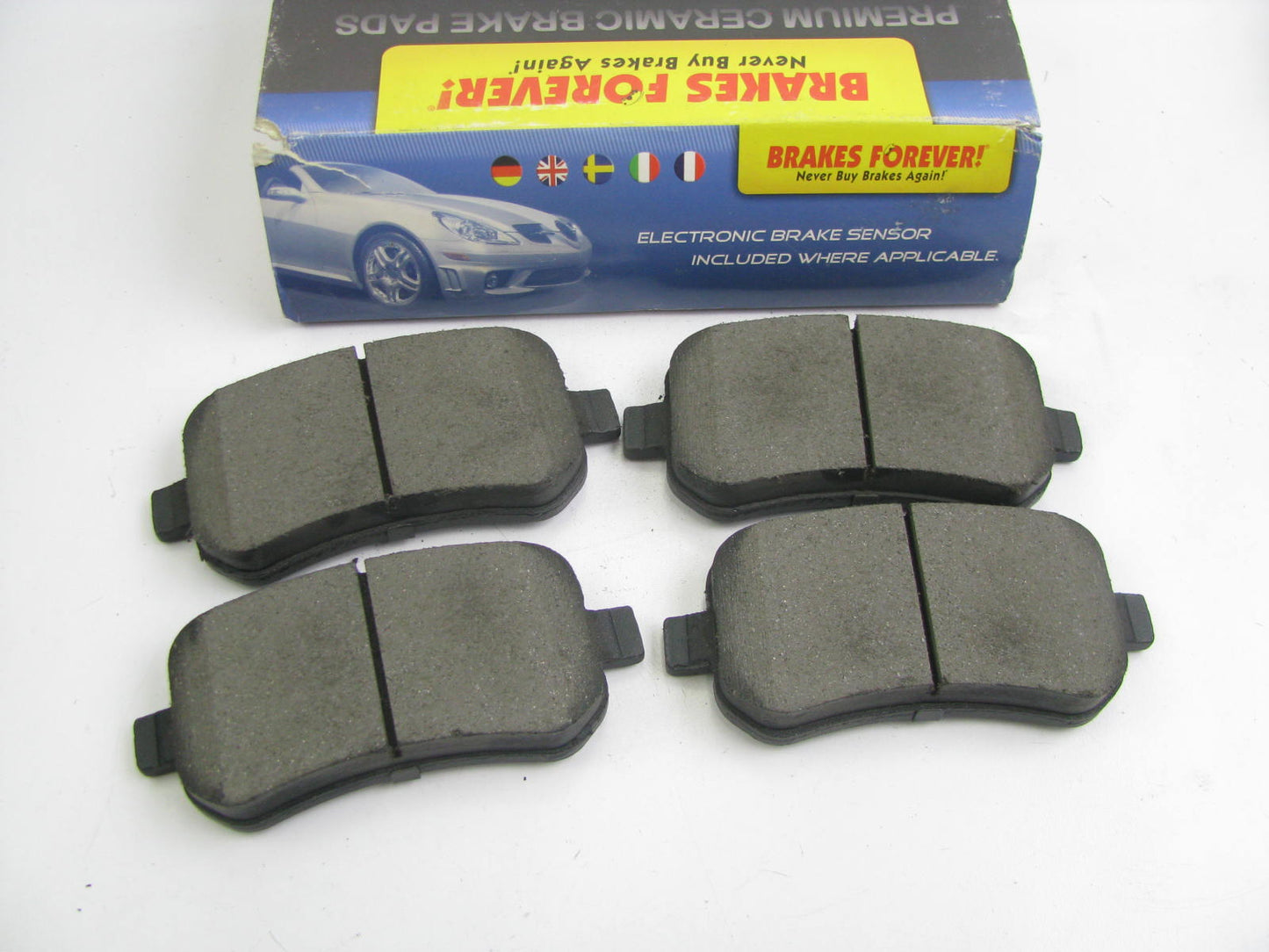 Brakes Forever PD1021 Rear Ceramic Disc Brake Pads 2004-2007 Freestar & Monterey