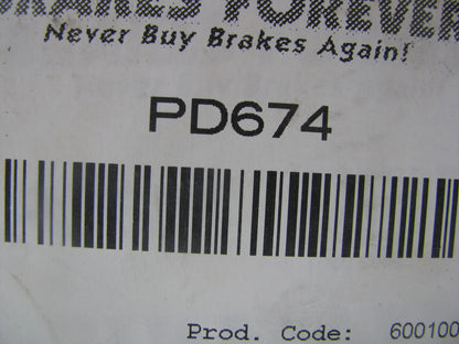 Brakes Forever PD674 Rear Brake Pads 1996-02 Crown Victoria 96-97 Grand Marquis