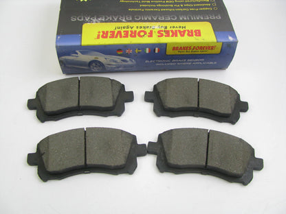 Brakes Forever PD721 Ceramic Disc Brake Pad Set - Front