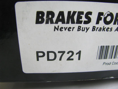 Brakes Forever PD721 Ceramic Disc Brake Pad Set - Front