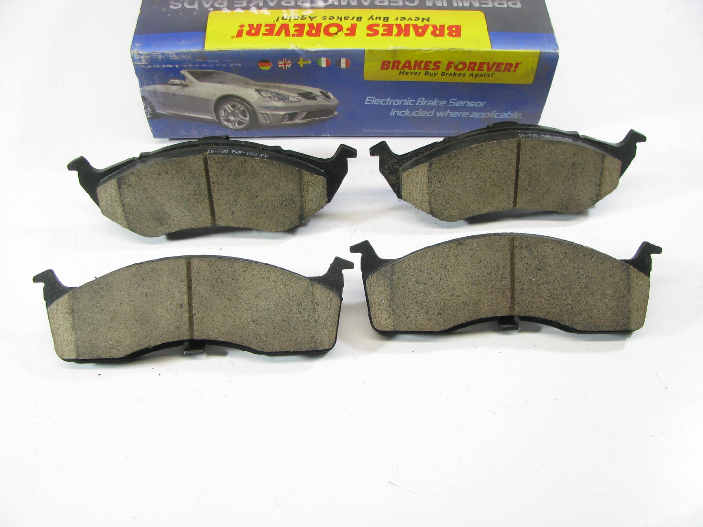 Brakes Forever PD730B Front Ceramic Disc Brake Pad Set For 1999-2005 Neon