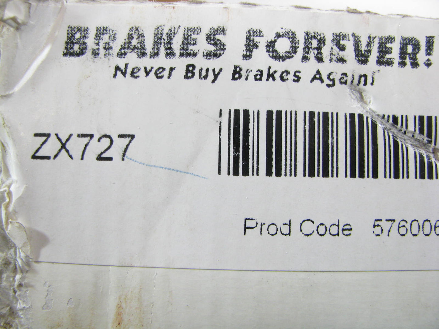 Brakes Forever ZX727 Front Disc Brake Pads For 1999-2000 Oldsmobile Alero