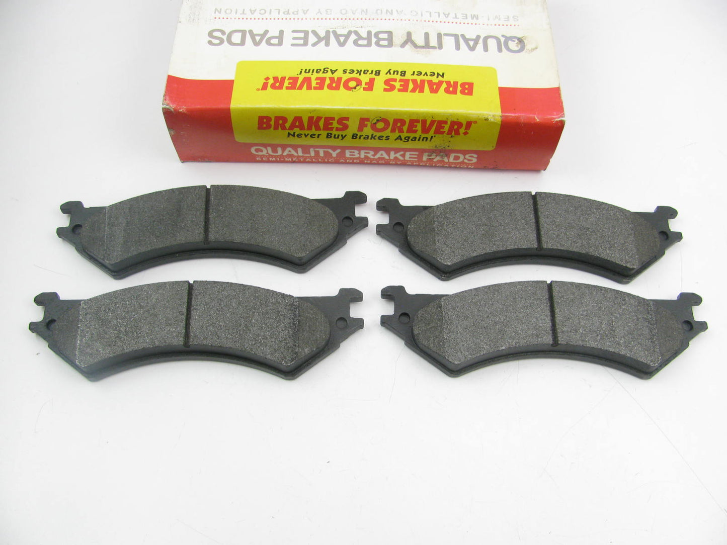 Brakes Forever ZX802 Semi-metallic Disc Brake Pad Set - Rear