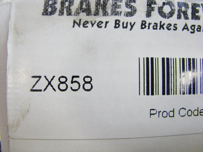 Brakes Forever ZX858 Semi-Metallic Disc Brake Pad Set - Rear