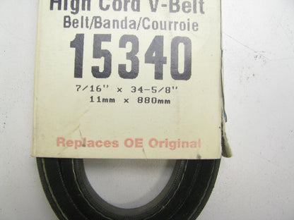 Bravo 15340 Accessory Drive Belt - 0.44'' X 34.00'' - 36 Degree