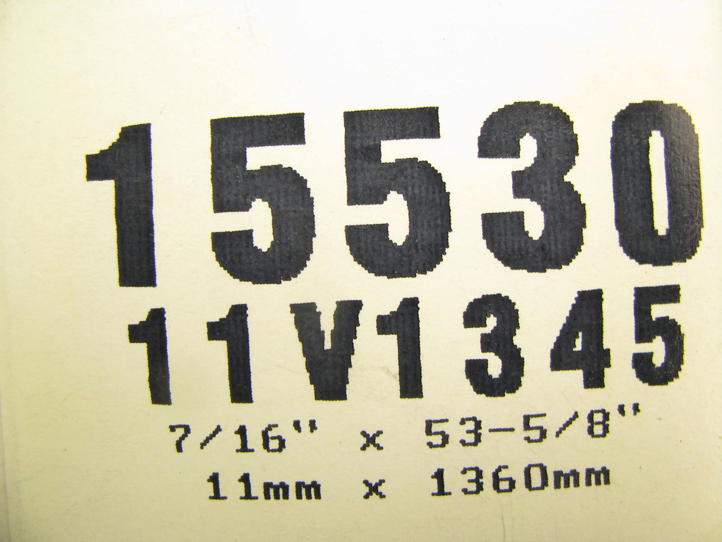 Bravo 15530 Accessory Drive Belt - 0.44'' X 53.00'' - 36 Degree