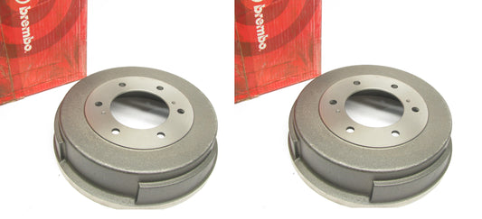 (2) Brembo 21084 REAR Brake Drums