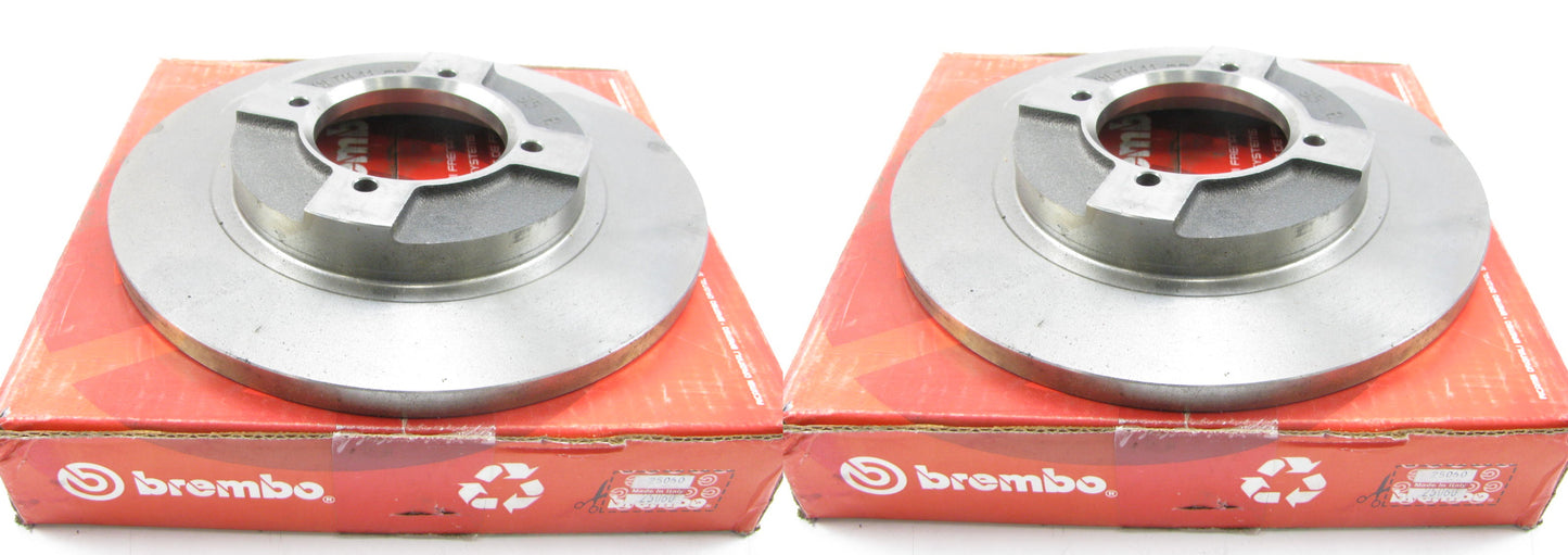 (x2) Disc Brake Rotor-Solid OE  Brembo 25060  For 1982-1986 Nissan Sentra