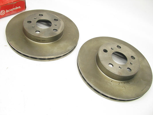 (x2) Front Disc Brake Rotor Brembo 25371 for 1986-1989 Toyota Celica GTS