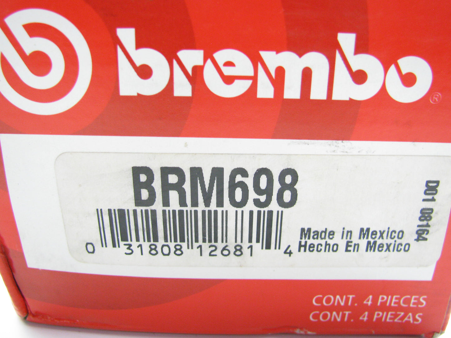 Brembo BRM698 Rear Brake Pads