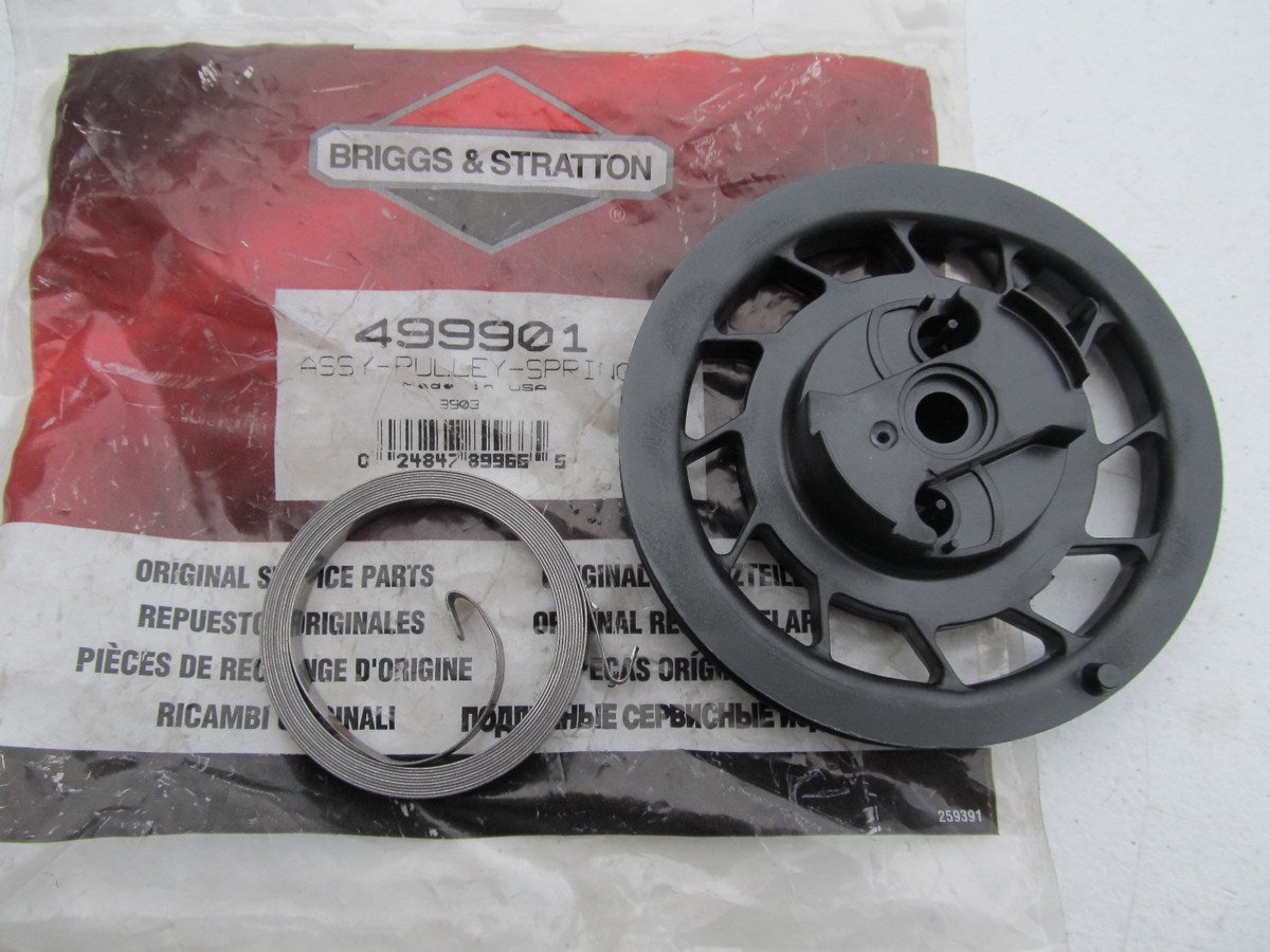 Briggs & Stratton 499901 Pulley & Spring Assembly Replacement For Sprint Classic