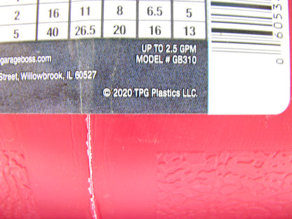 Briggs & Stratton GB310 Press 'N Pour Gasoline Red Plastic Gas Can 1 Gallon