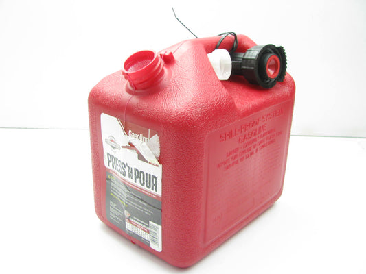 Briggs & Stratton GB320 Press-N-Pour Gas Can Container, 2 Gallon, Red