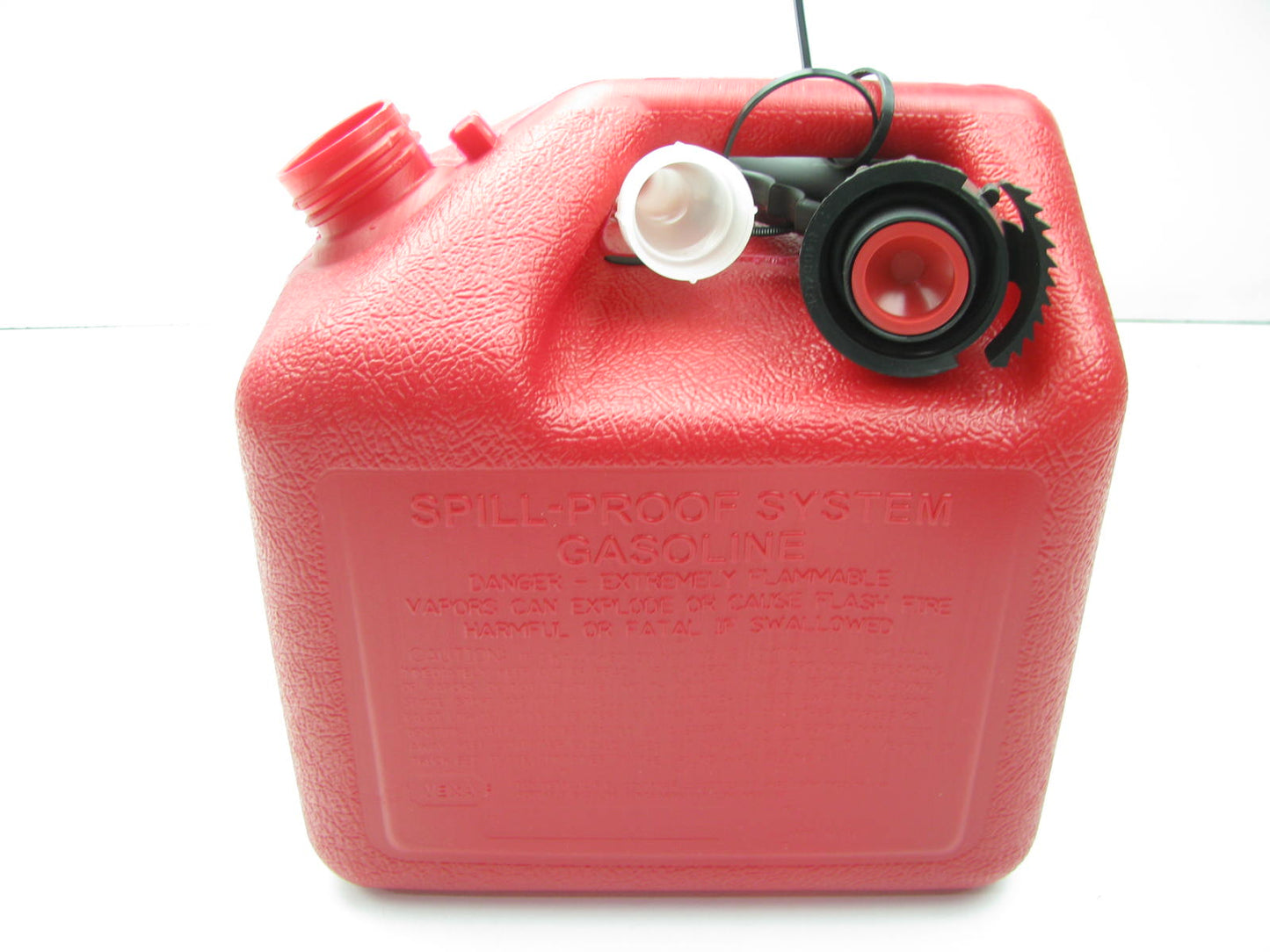 Briggs & Stratton GB320 Press-N-Pour Gas Can Container, 2 Gallon, Red