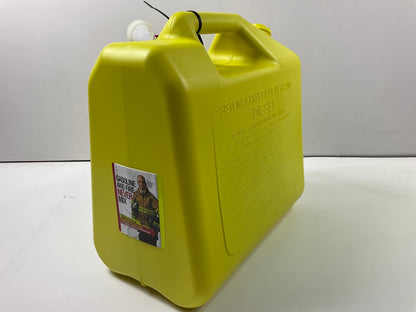 Briggs & Stratton GB356SL 5 Gallon DIESEL Gas Fuel Tank Can, Yellow