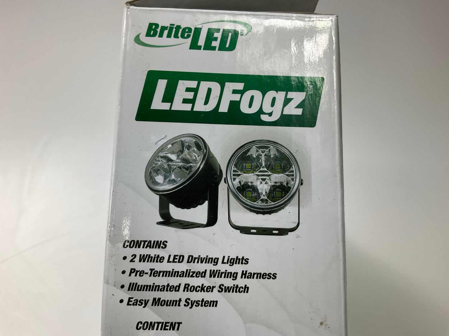 BriteLED 71302 LED Auxiliary Fog And Driving Light Kit W/ Install Kit & Switch