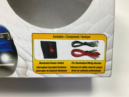BriteLED 71302 LED Auxiliary Fog And Driving Light Kit W/ Install Kit & Switch