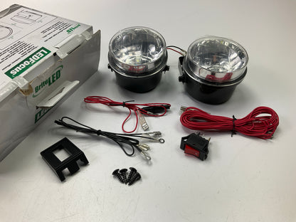 Briteled 71309 Pair Of 3.5'' LED Fog Lights W/ Install Kit (wire & Switch)