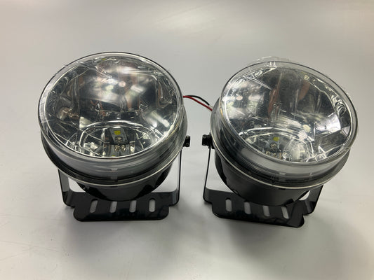 BriteLED 71309 Pair Of 3.5'' LED Fog Lights Lamp W/ Install Kit (Wire & Switch)