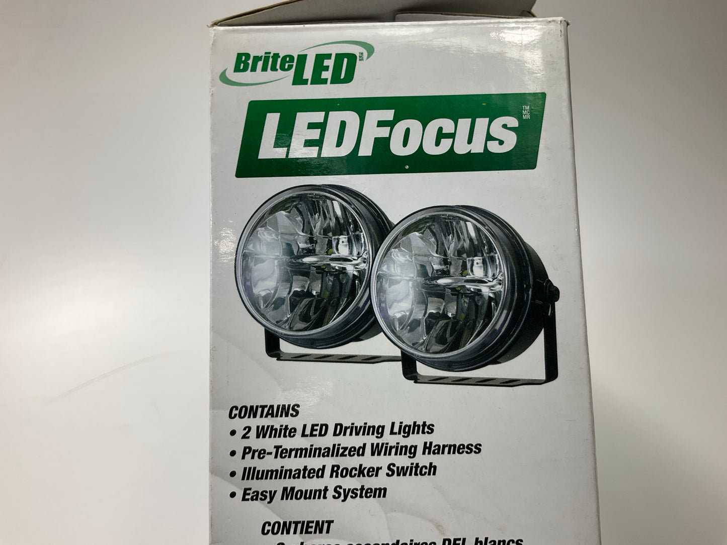 Briteled 71309 Pair Of 3.5'' LED Fog Lights W/ Install Kit (wire & Switch)