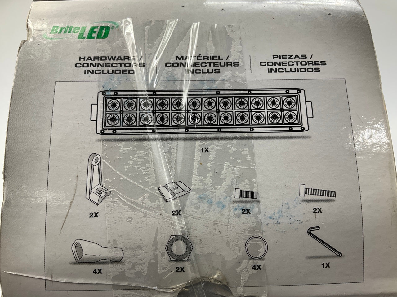 BriteLED 71602 15'' Off Road Auxiliary Light LED Bar - 24 3W LEDs