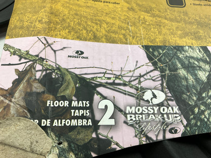 Browning BFM4105 PINK Camo Truck SUV Rubber Front Floor Mats 30.5''x20'' 2-Pc Set