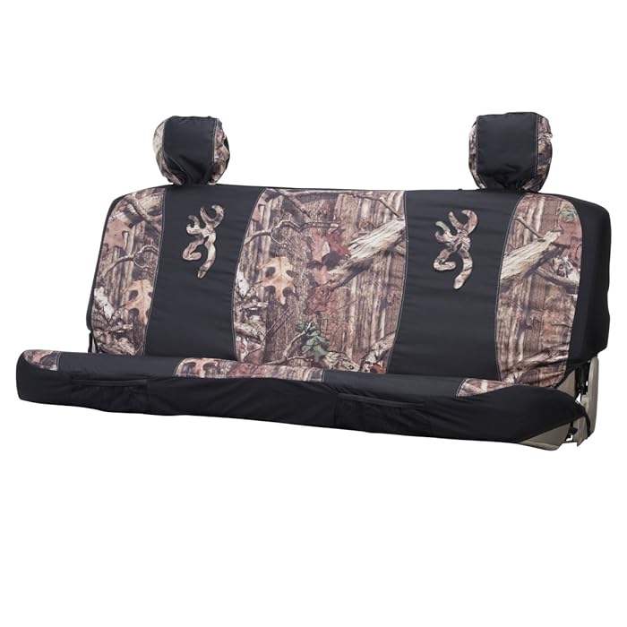 Browning BSC5402 Mid-Size Truck Bench Seat Cover, Mossy Oak Infinity Camo
