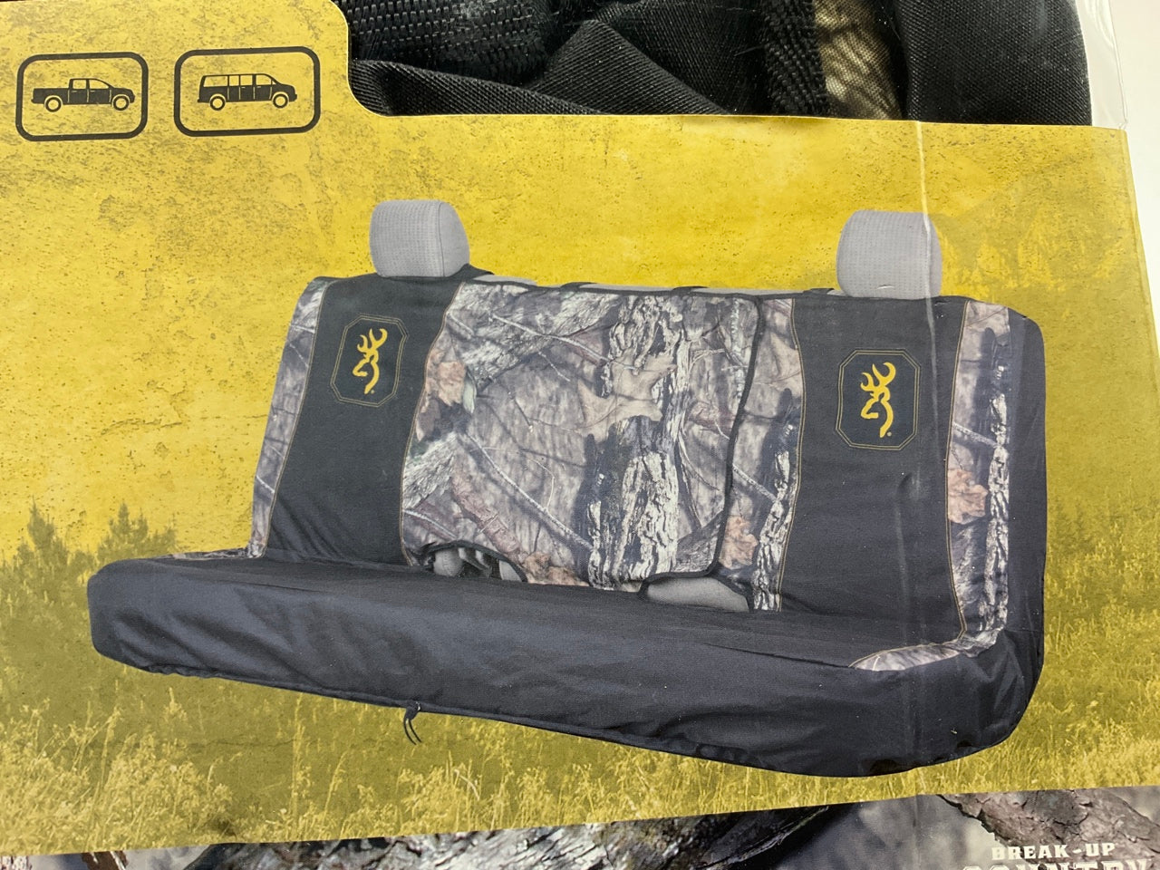 Browning BSC5414 Full Size Truck Bench Seat Benchseat Seat Cover - Camo Hunter