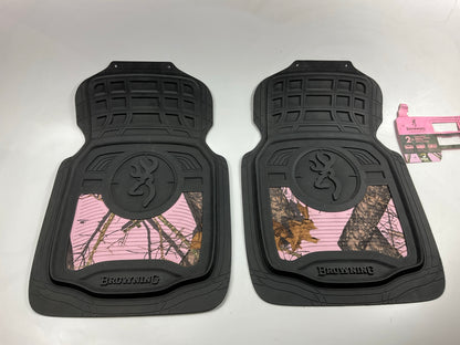 Browning C000001790199 PINK Universal Truck SUV Rubber Front Floor Mats 31''x20''