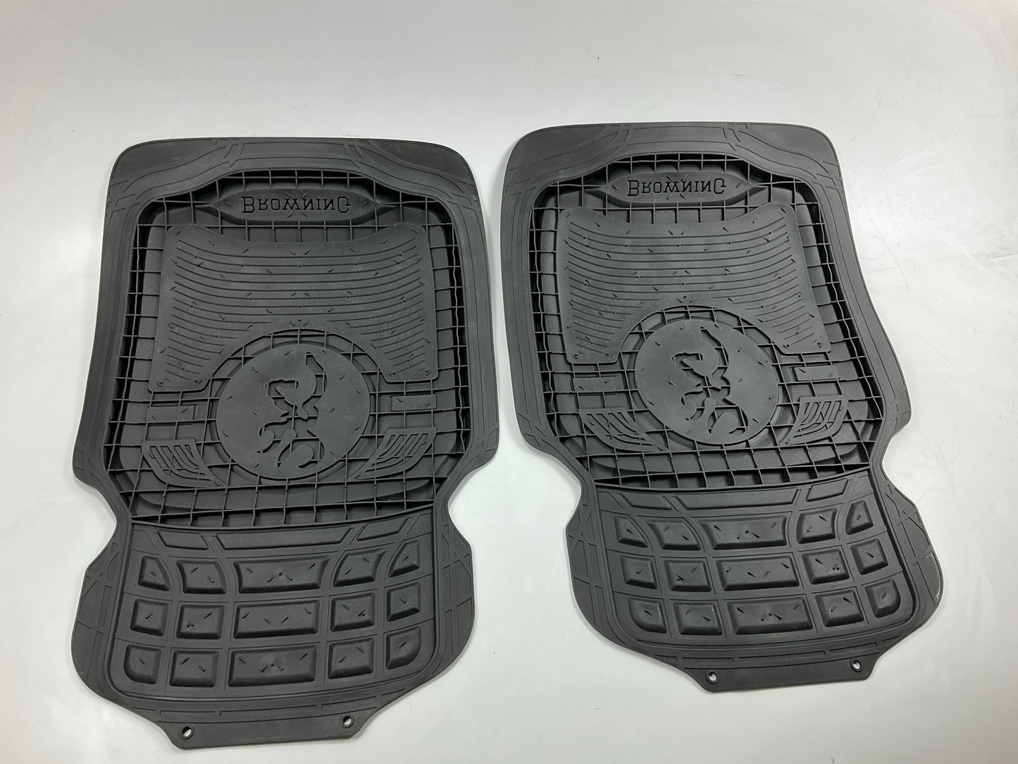 Browning C000001790199 PINK Universal Truck SUV Rubber Front Floor Mats 31''x20''