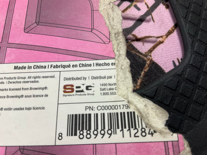 Browning C000001790199 PINK Universal Truck SUV Rubber Front Floor Mats 31''x20''
