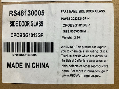 Rear Right Passenger Door Window Glass For 2007-2013 Suzuki SX4 HATCHBACK