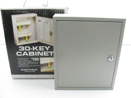 NEW- Buddy Keybox Wall Hanging Locking Key Box W/ Keys 3'' X 12'' X 10''