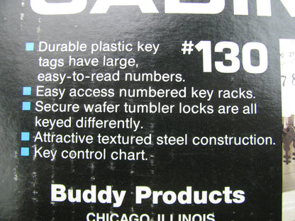 NEW- Buddy Keybox Wall Hanging Locking Key Box W/ Keys 3'' X 12'' X 10''