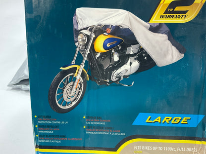 Budge MC5 Large Motorcycle Storage Cover For Bikes Up To 96'' L X 44'' W X 44'' H
