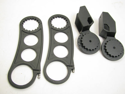 (2) Bully BBS-1101S Black Aluminum SUV Truck Bed Side Steps  (PAIR AS SHOWN)