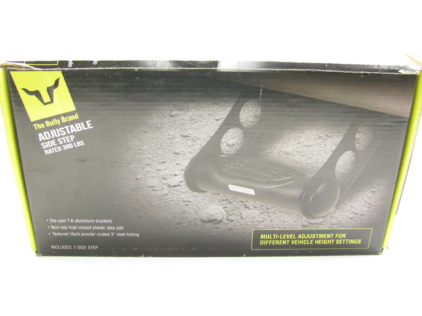 (2) Bully BBS-1101S Black Aluminum SUV Truck Bed Side Steps  (PAIR AS SHOWN)