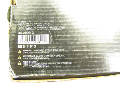 (2) Bully BBS-1101S Black Aluminum SUV Truck Bed Side Steps  (PAIR AS SHOWN)