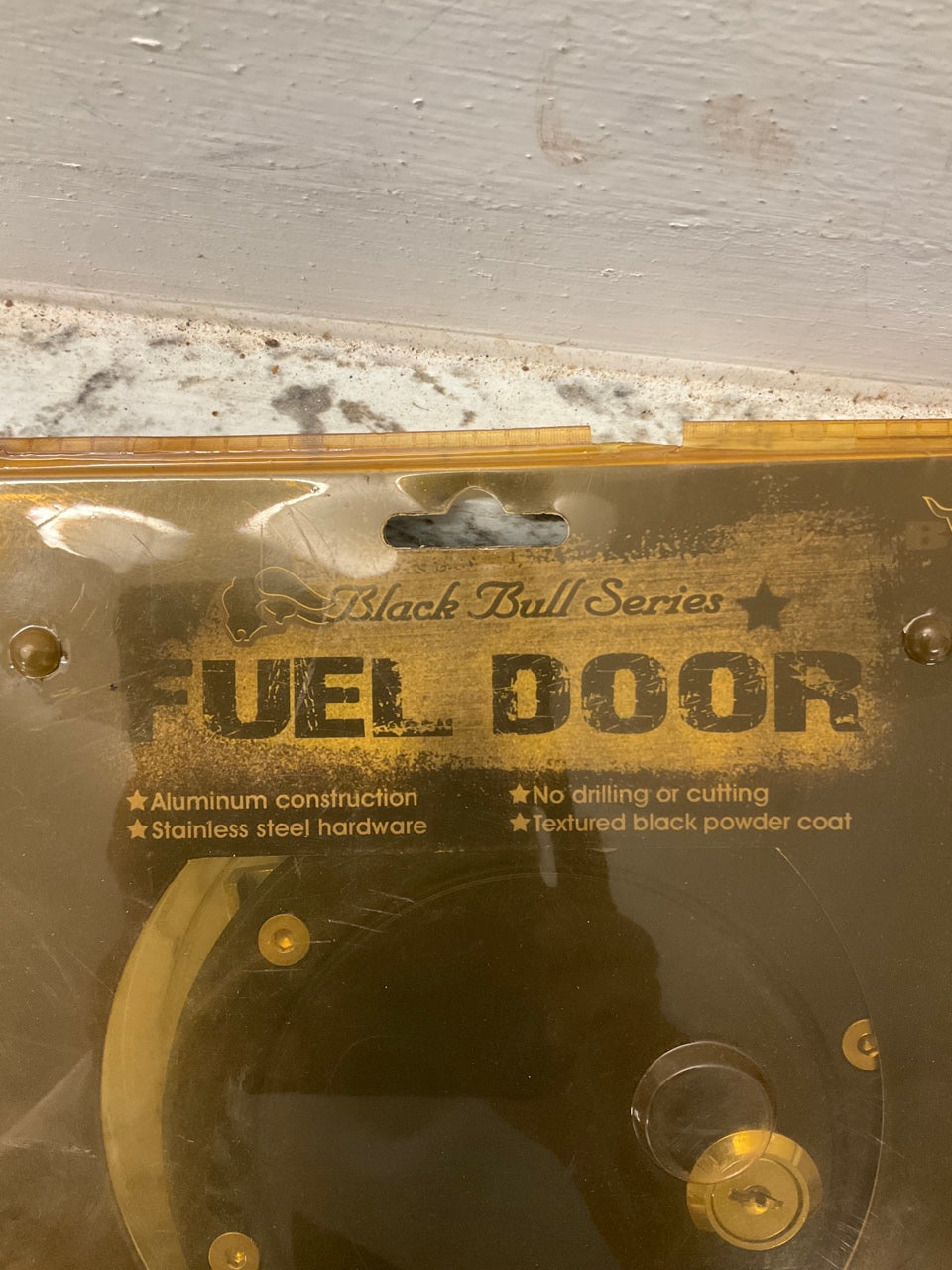 Bully BBS-1222CK Black Bull Fuel Filler Door Cover With Lock