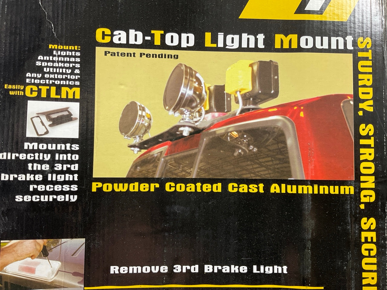 Bully BC-761 Truck Cab Top Light Mount Bracket Kit - 1999-16 Ford F-250 F-350 SD