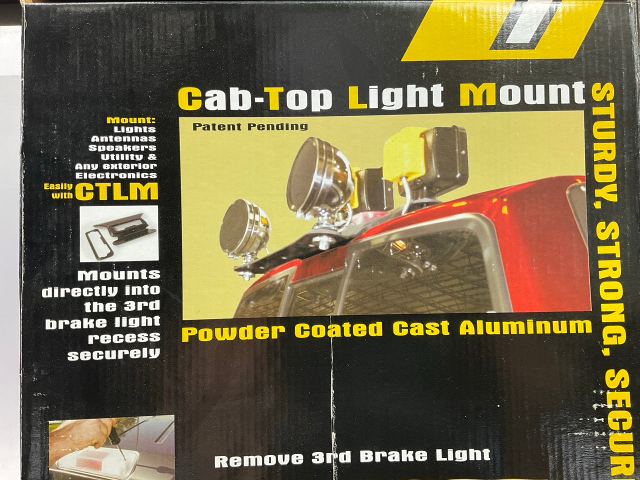 Bully BC-762 Truck Cab Top Light Mount Bracket Kit - 1999-2007 Silverado, Sierra