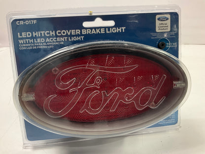 Bully CR-017F Licensed Ford Lighted Oval LED Hitch Cover Brake Light ''FORD''