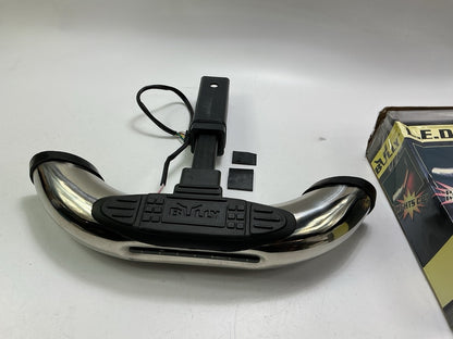 NEW - OPEN BOX - Bully Chrome Heavy-Duty Truck SUV LED Brake Light Hitch Step
